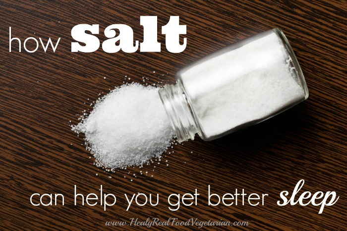 salt sprinkled on wooden table