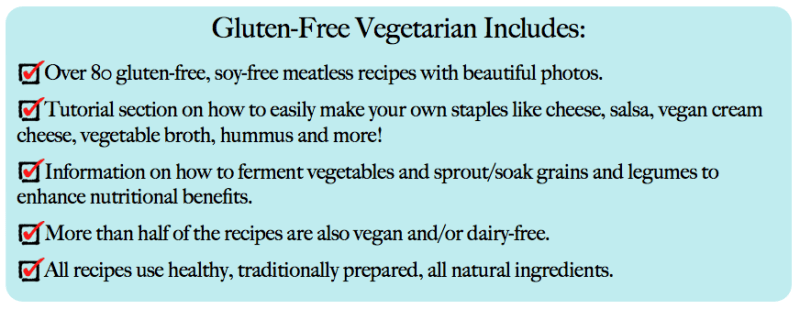 gluten free vegetarian features