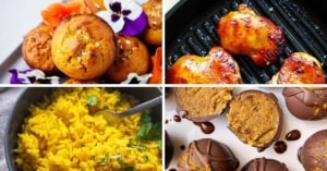 collage featuring various turmeric recipes