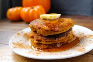 Paleo Pumpkin Pancakes (Grain Free, Dairy-free, Nut-free)