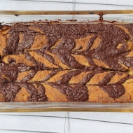 Healthy Swirly Chocolate Banana Cake (Paleo & Vegan)