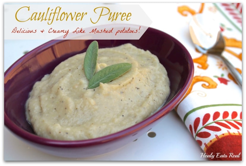 Cauliflower puree