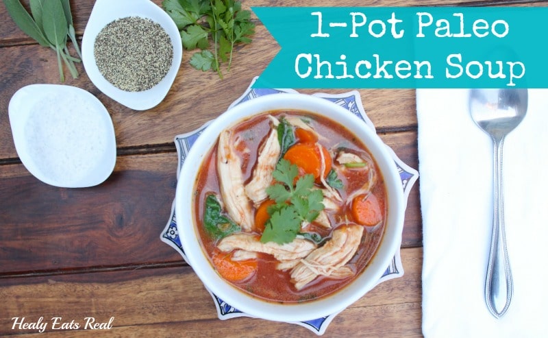 1-Pot Paleo Chicken Soup Recipe