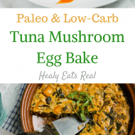 Tuna Mushroom Egg Bake Recipe