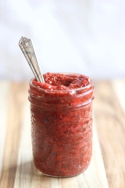 Chia Strawberry Jam Recipe Paleo