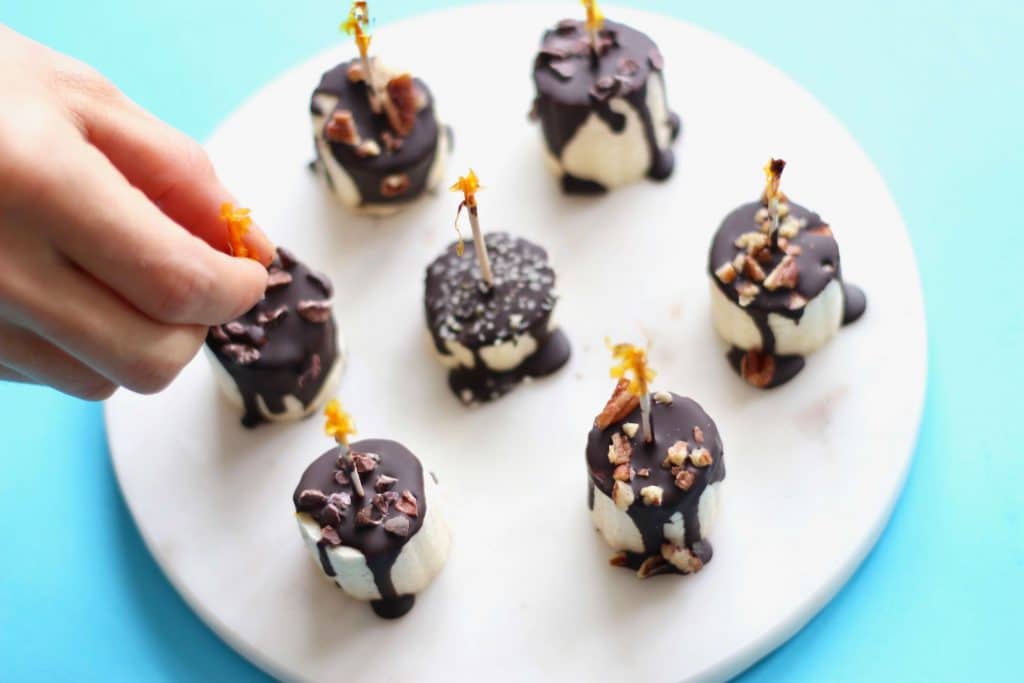 Chocolate Banana Bites Vegan