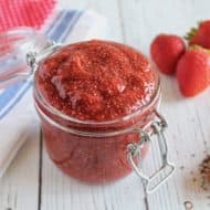 Quick Chia Strawberry Jam Recipe (Paleo & Vegan)