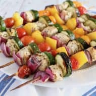 Lemon Herb Chicken Kabobs (Oven or Grill)
