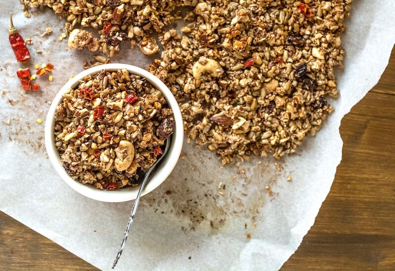 Honey Chili Spiced Granola Recipe paleo