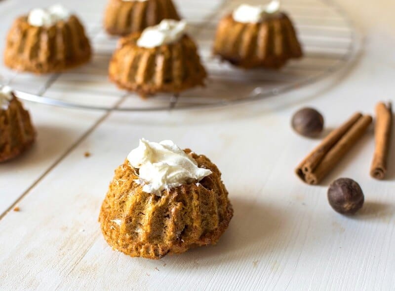 Hummingbird Mini Bundt Cakes