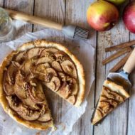 Rustic Apple Tart with Walnuts (Paleo & Gluten Free)
