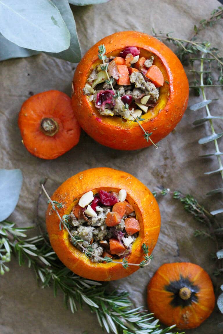 stuffing stuffed pumpkin paleo recipe