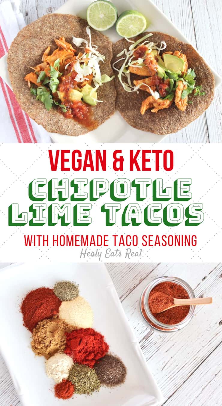 Easy Chipotle Lime Keto Vegan Taco Recipe