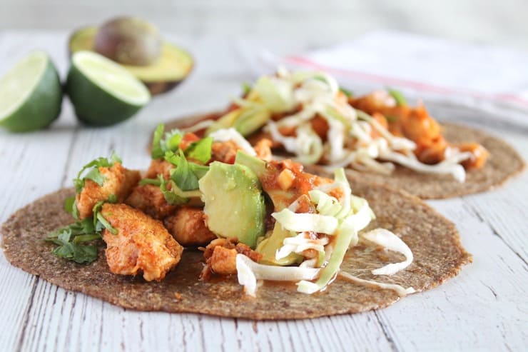 Easy Chipotle Lime Vegan Keto Tacos 6