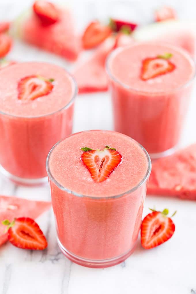 strawberry watermelon smoothie