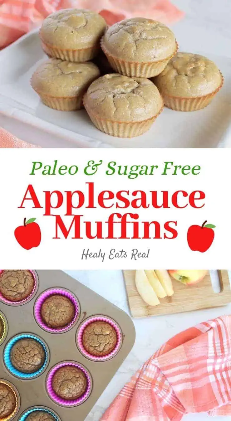 Healthy Applesauce Muffins (Paleo & Gluten Free)