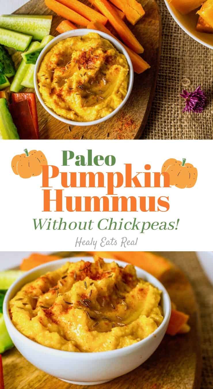 Pumpkin Hummus without Chickpeas (Paleo & Vegan)