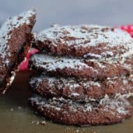 Peppermint Keto Chocolate Cookies (Paleo, Low Carb)