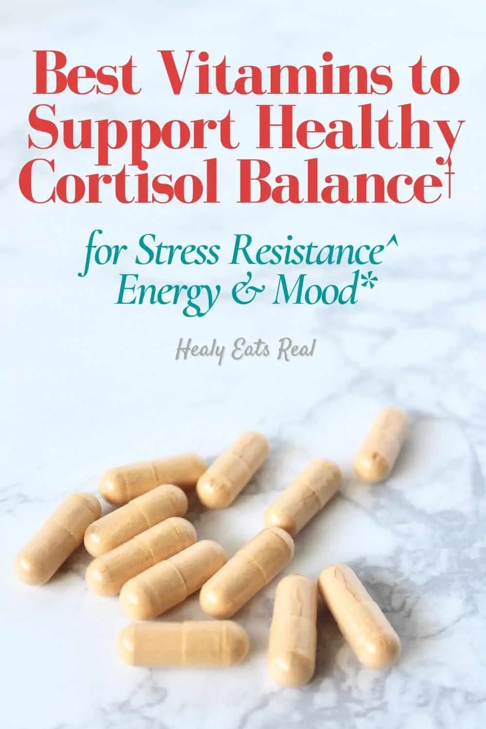 Best Vitamins to Support Healthy Cortisol Balance† for Stress Resistance^, Energy & Mood*