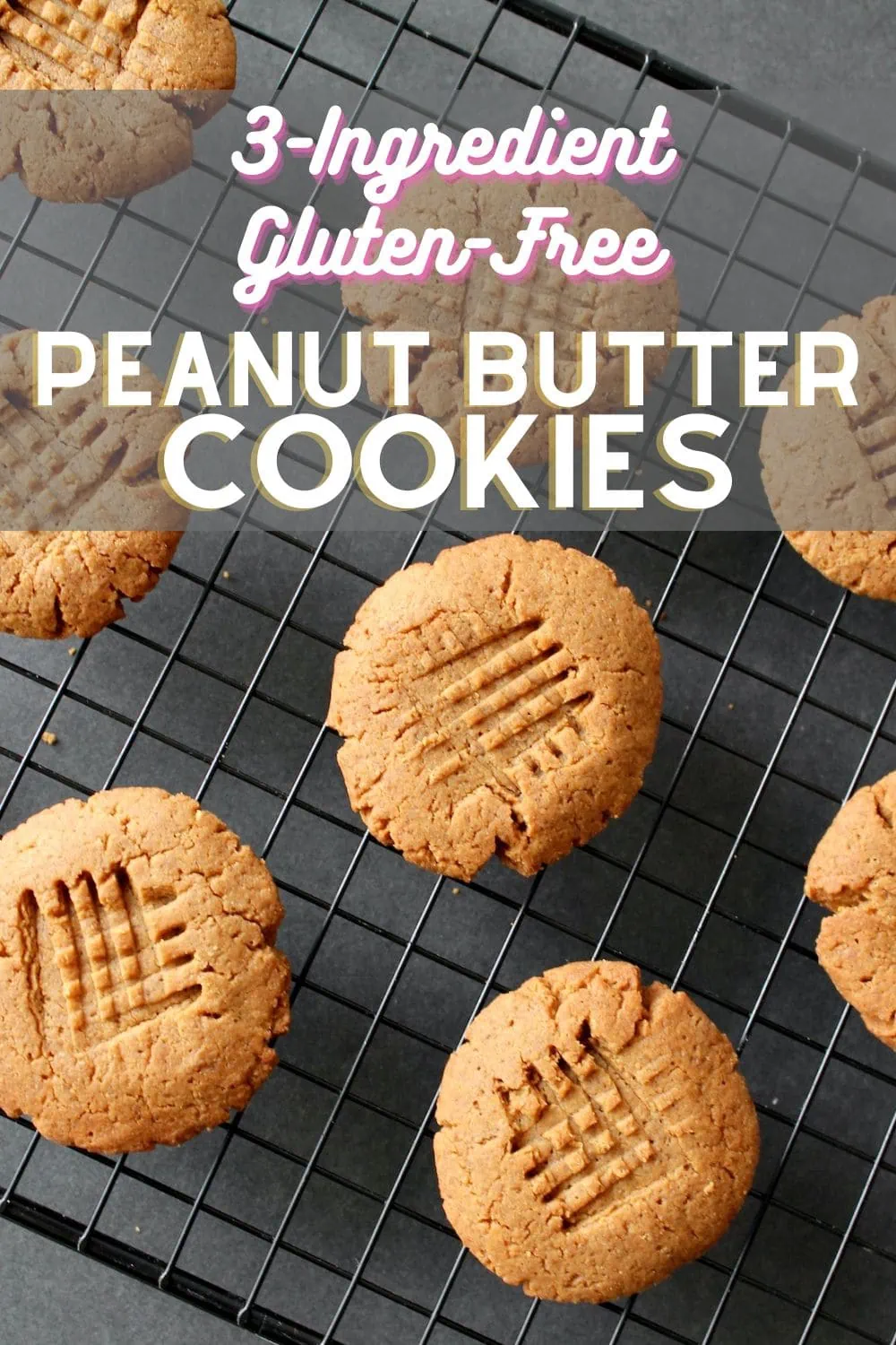 3-Ingredient Gluten-Free Peanut Butter Cookies